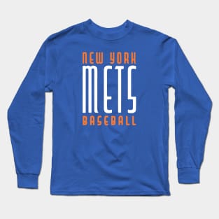 NY METS Baseball Long Sleeve T-Shirt